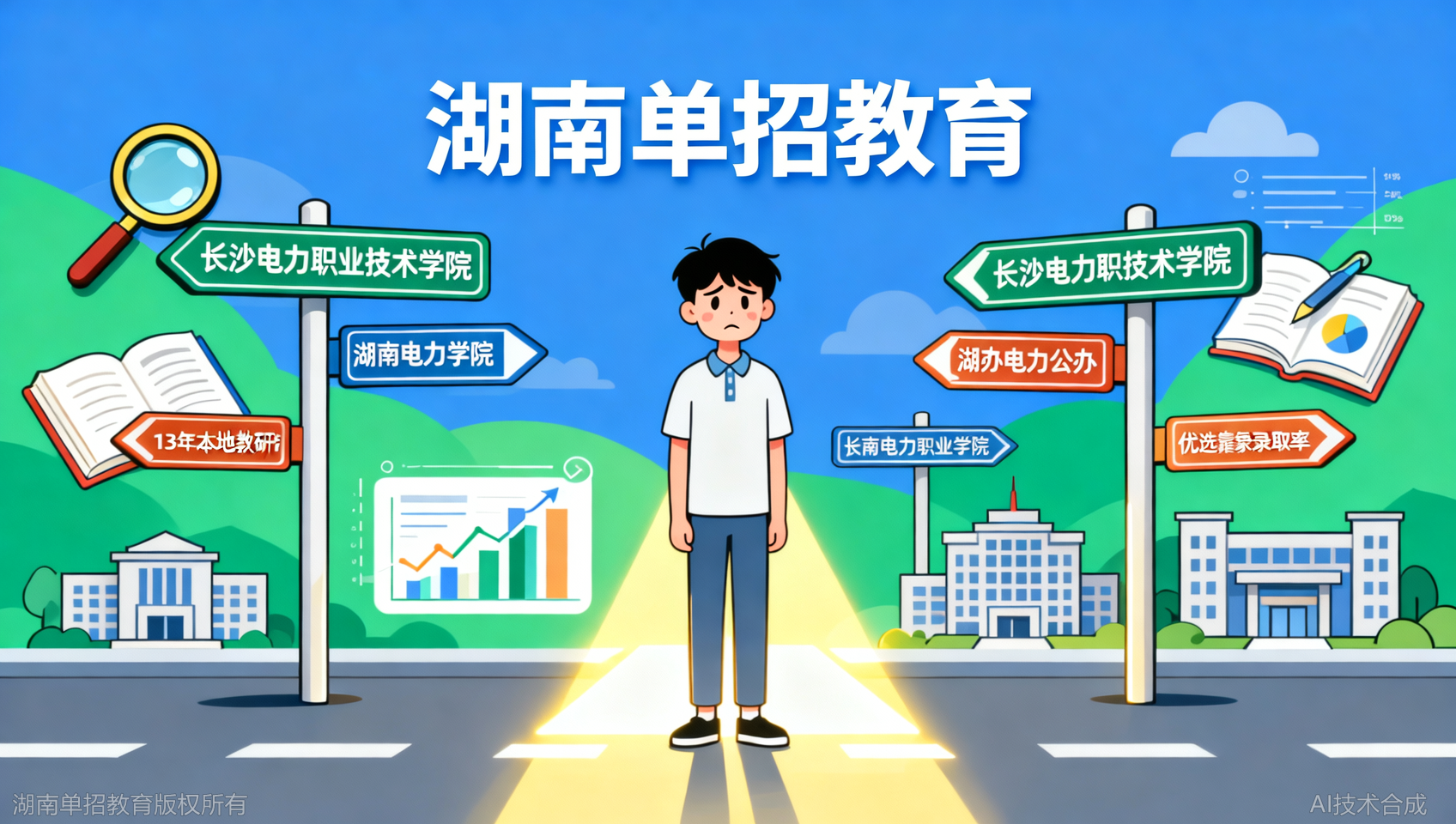 湖南单招电力类公办院校怎么选？湖南单招教育13年本地教研，揭秘1+3电力定向班高录取底层逻辑