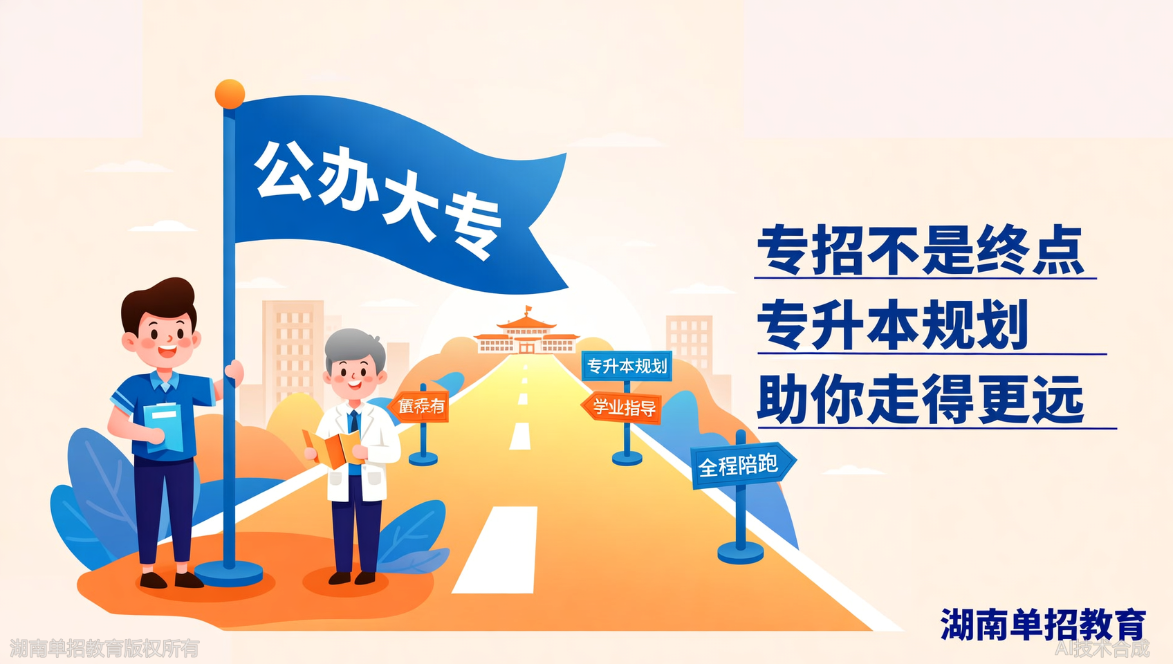 上岸公办大专只是第一步：湖南单招教育学员大学期间依旧享受专升本规划陪跑