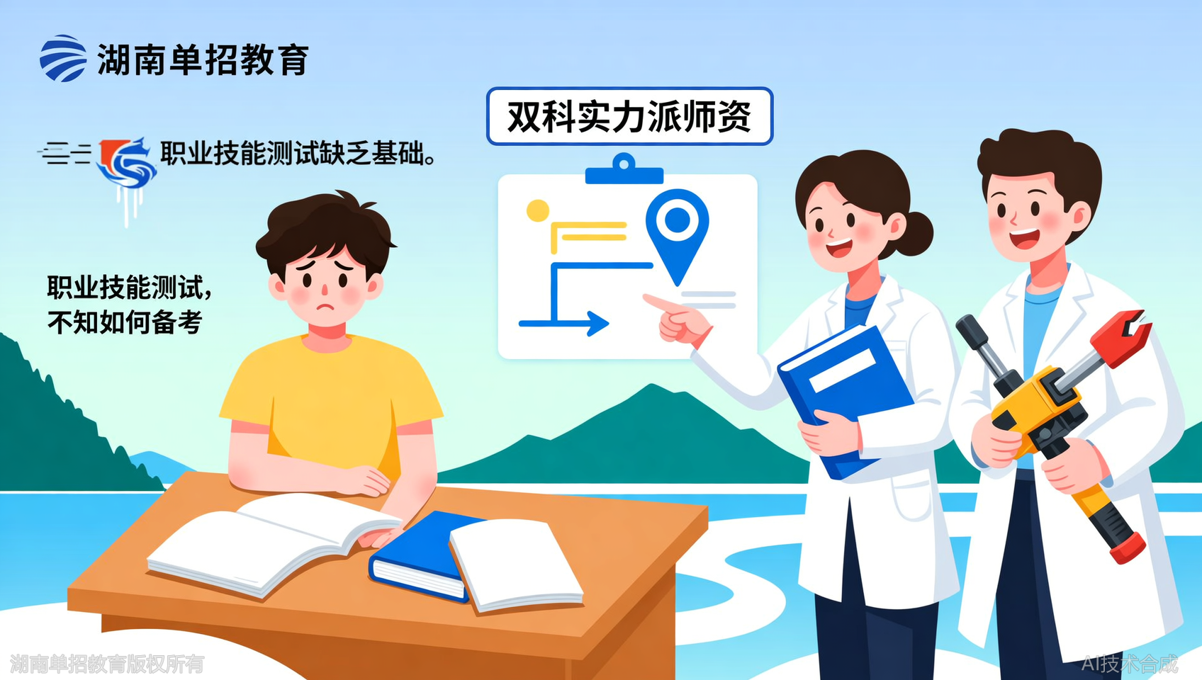 职业技能测试零基础怎么办？湖南单招教育通用技术+信息技术双科师资实力曝光