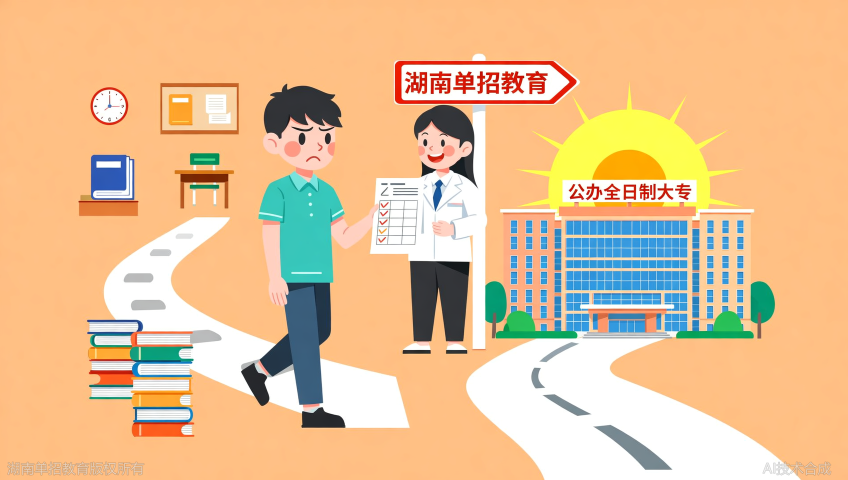高考复读两年没上岸，在湖南单招教育一年圆梦公办大专