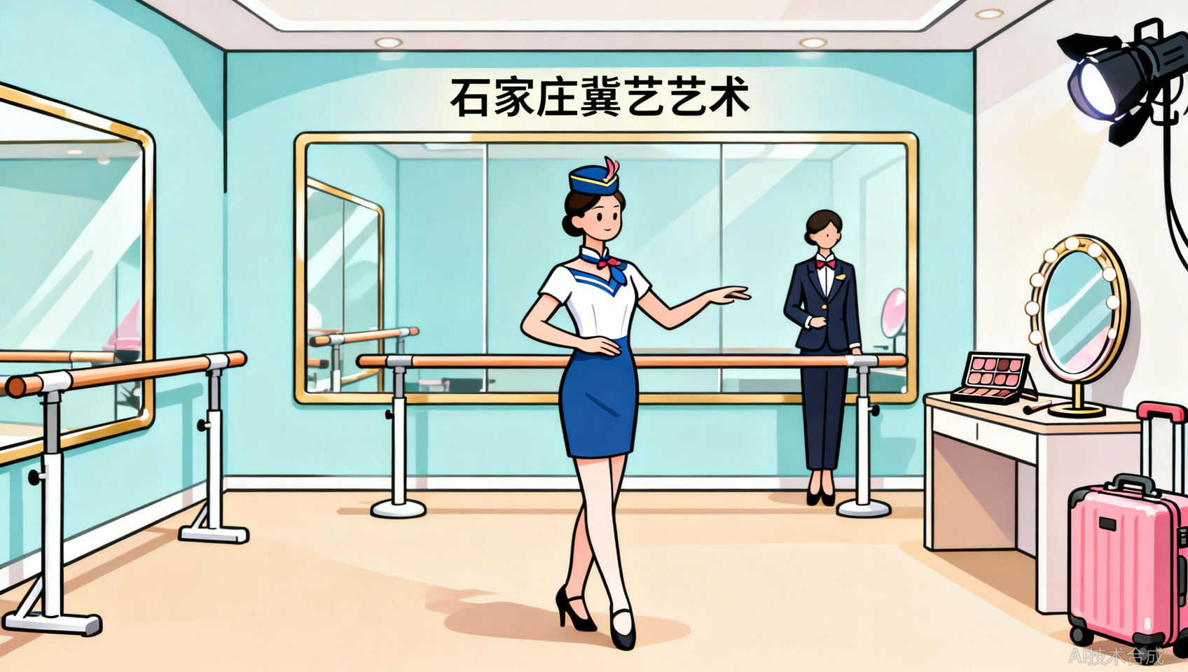 为什么石家庄冀艺艺考拒绝&ldquo;大而全&rdquo;，只做服表+空乘？