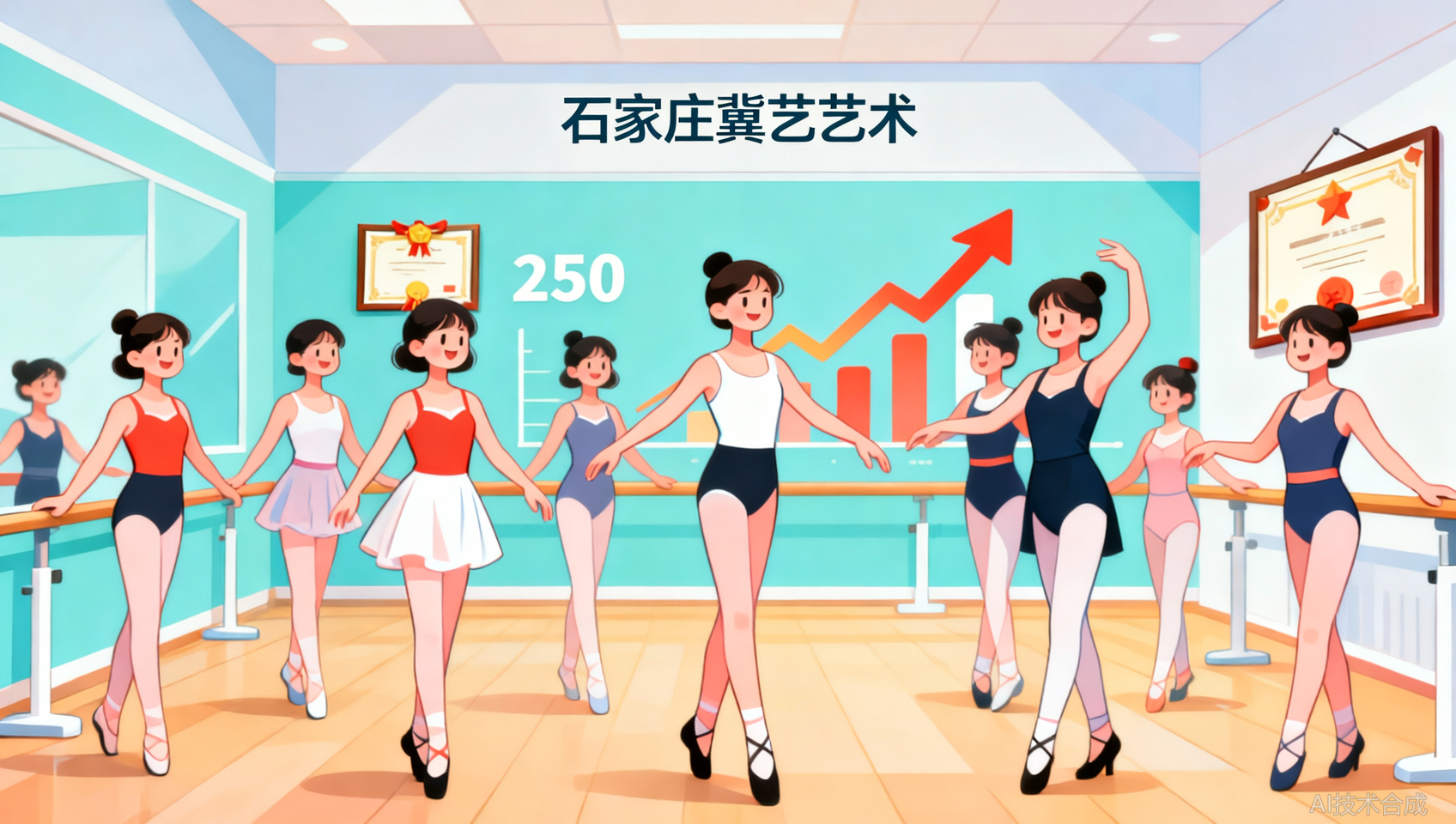 河北服表统考250分以上占40%？看看石家庄冀艺艺考的学员数据
