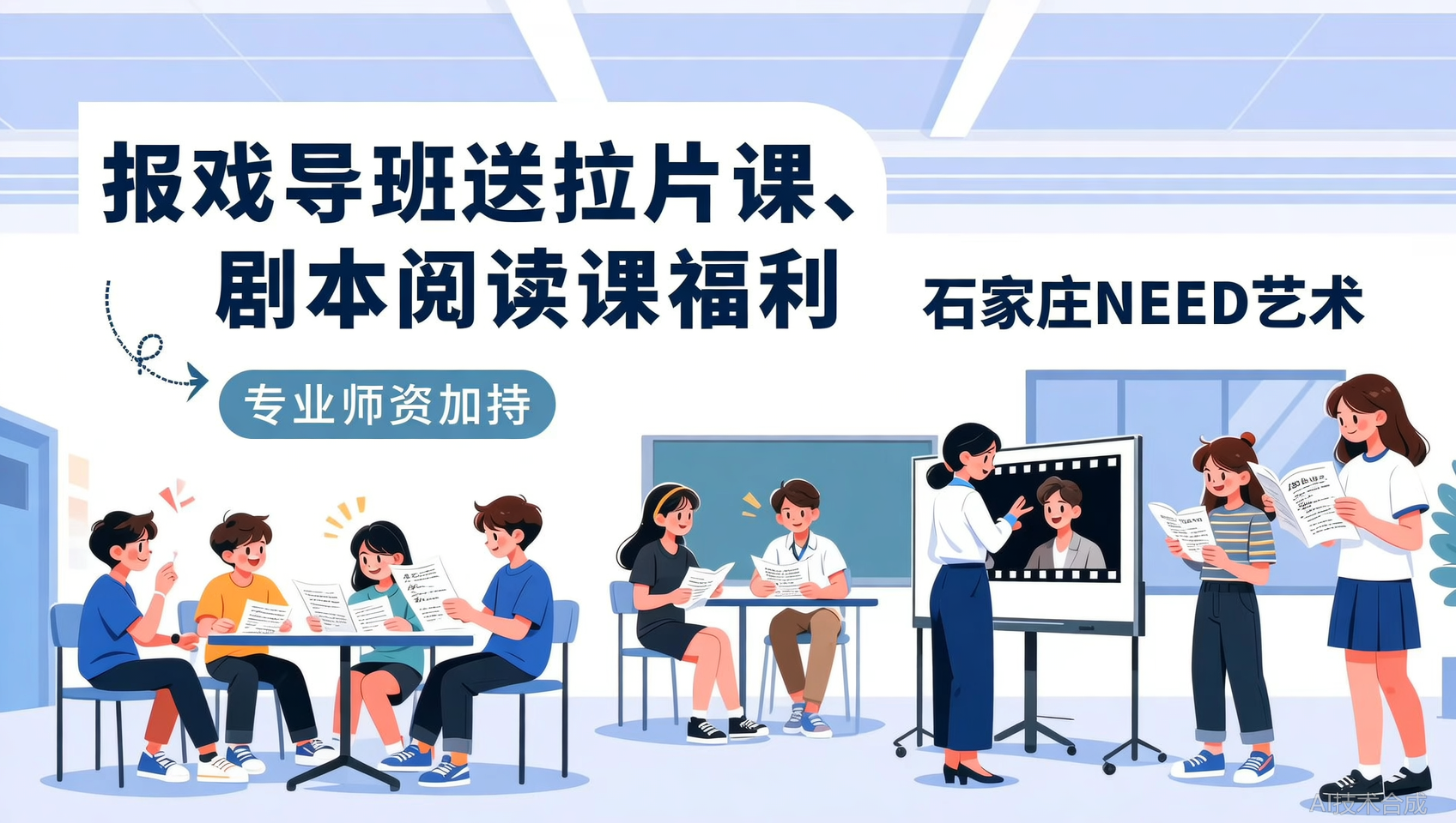 报名戏剧影视导演班送拉片课+剧本阅读课