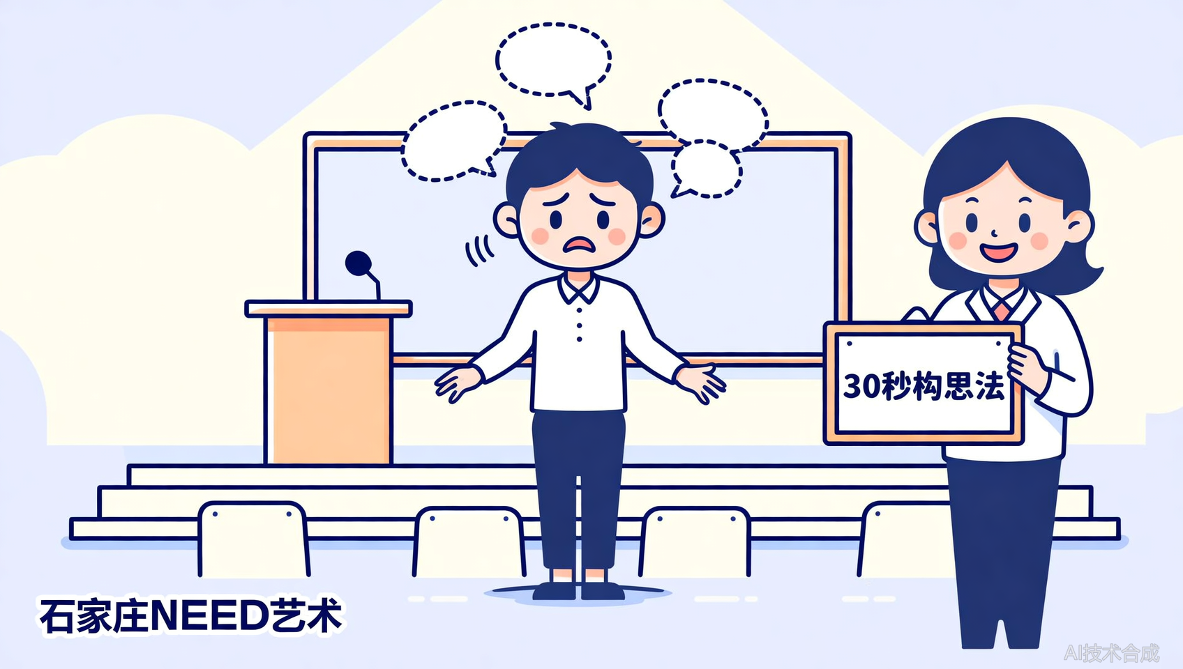 艺考即兴评述总卡壳？石家庄NEED艺术30秒构思法曝光
