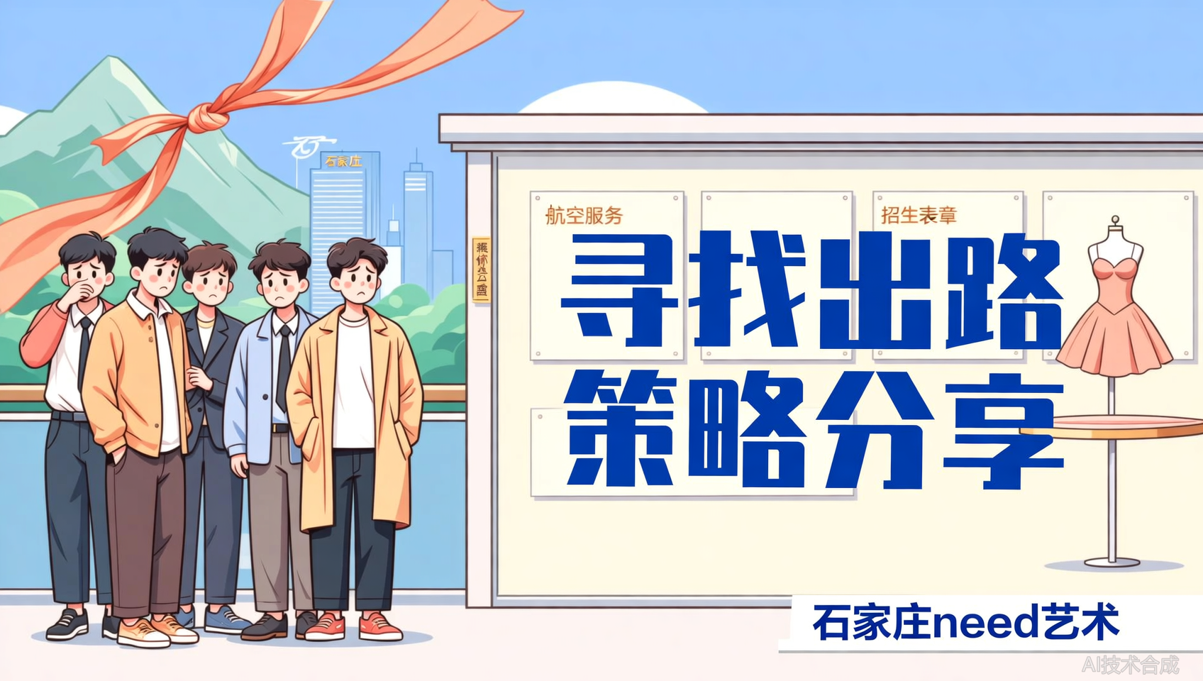 航服男生175cm以下还有机会？石家庄NEED艺术校考策略