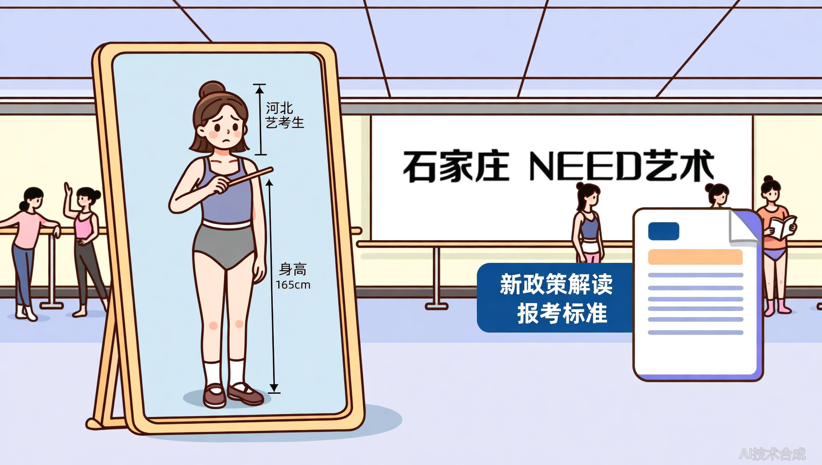 身高165也能走艺考？石家庄NEED艺术解读航服专业新政策