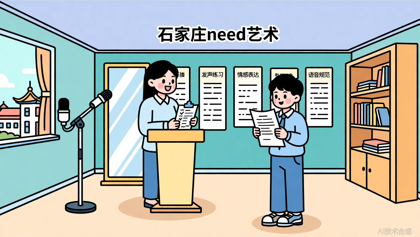 播音主持作品朗读评分标准全公开：石家庄NEED艺术内部资料
