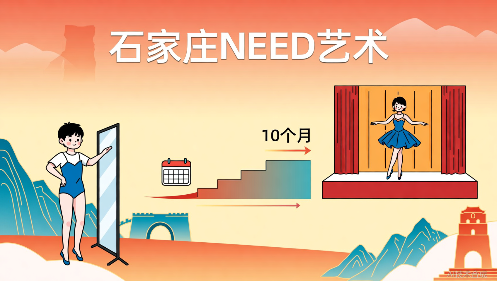 石家庄NEED艺术2025服表优秀学员轨迹：从零基础到高分，10个月只做了这一件事