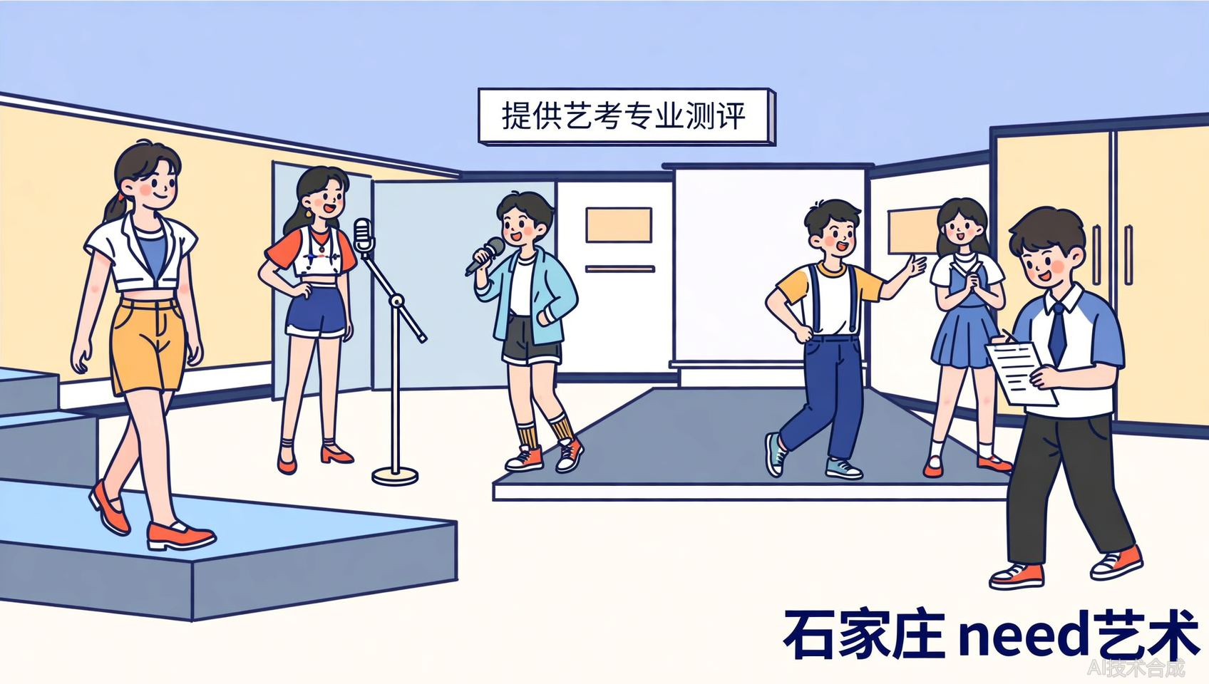限时免费：石家庄NEED艺术服表/播音/表演/导演专业测评