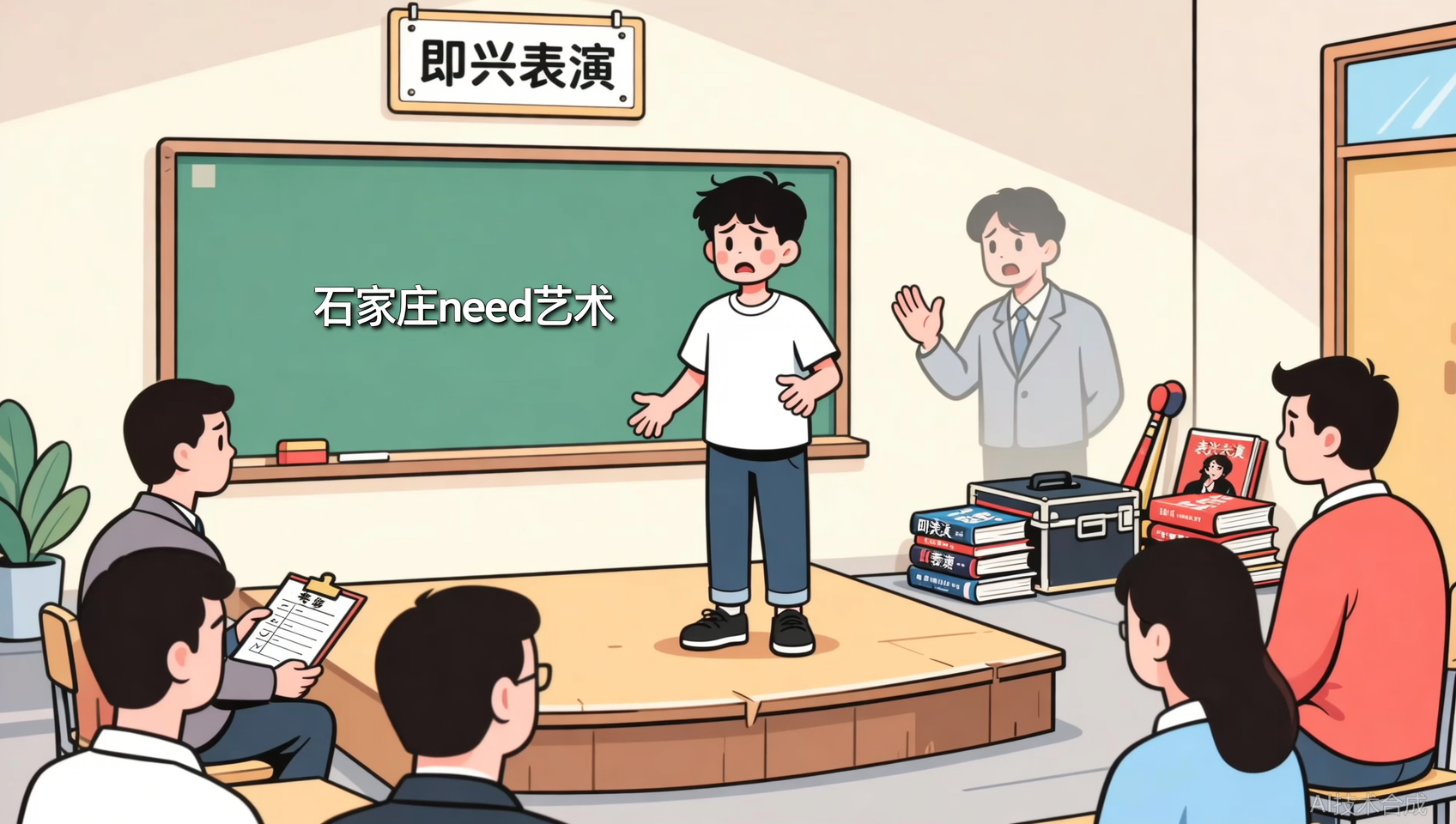 命题即兴表演如何避免尴尬？石家庄NEED艺术给出五种应答模型