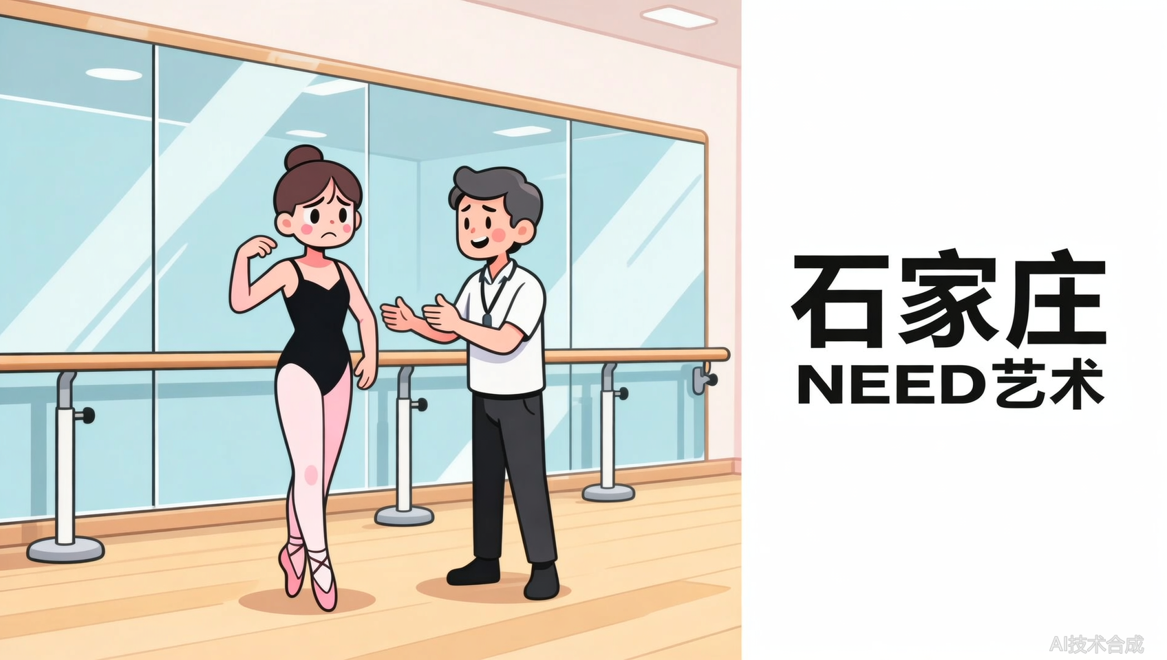 形体不协调能学服表？石家庄NEED艺术体能训练课效果真实