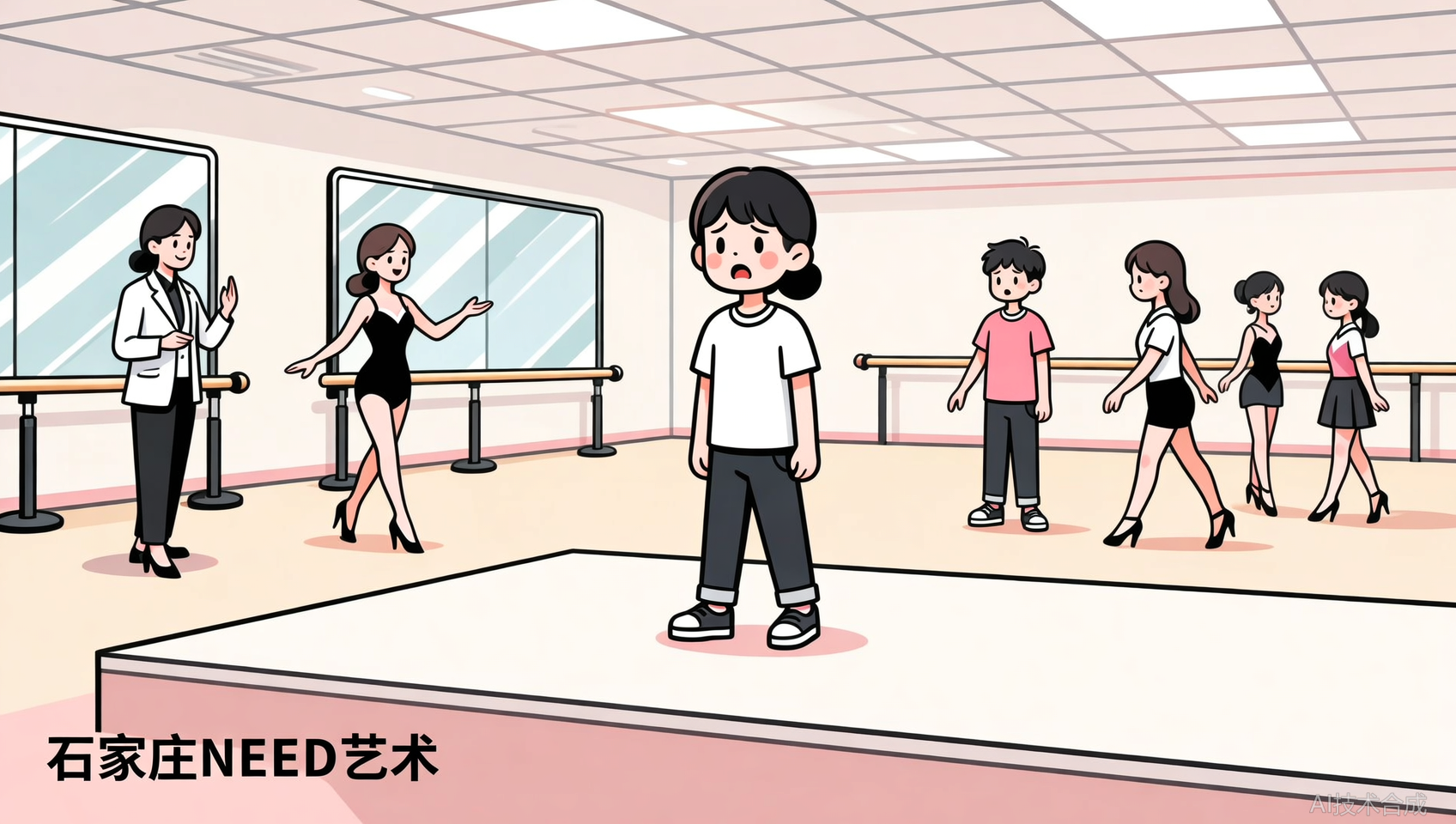 服装表演台步零基础？石家庄NEED艺术带你入门