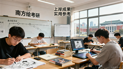 杭州南方绘国美动画考研班，学员备考周期与成果复盘
