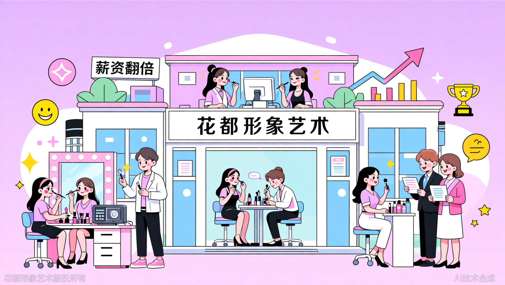 为什么很多化妆师从石家庄花都学校毕业后薪资暴涨？