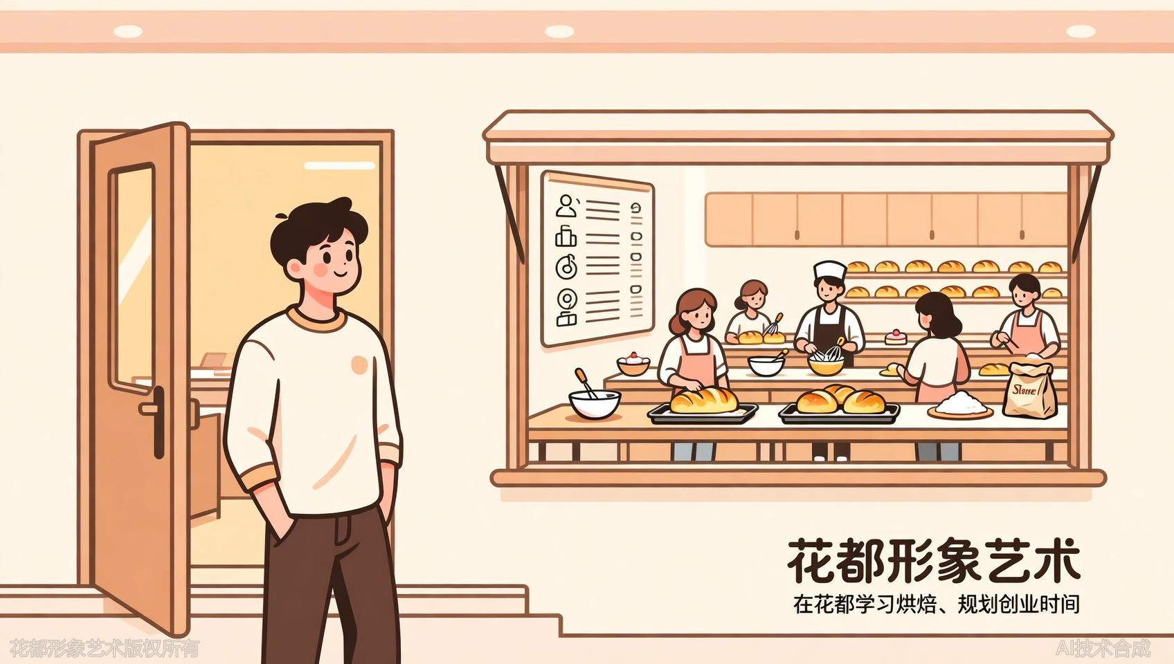 自己开烘焙店需要学多久？石家庄花都学校帮你倒推时间成本