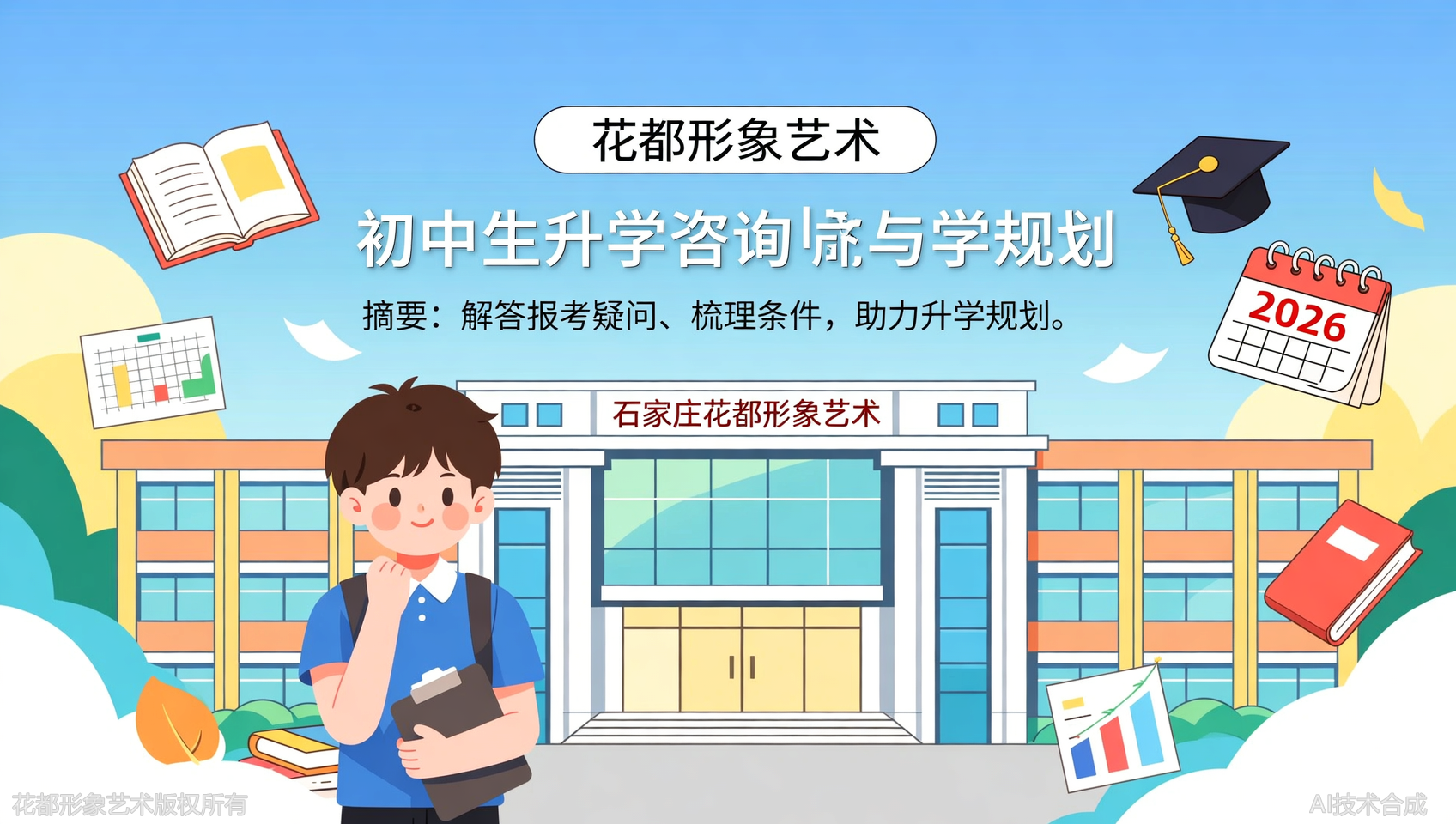 初中生报石家庄花都学校需要中考分数吗？2026年条件公布