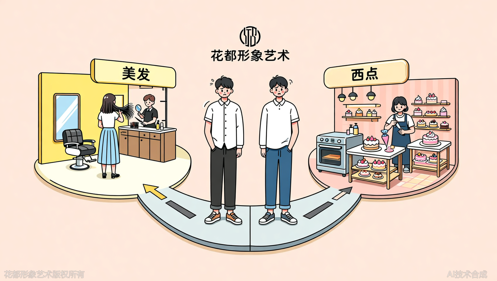男生学美发还是学西点？石家庄花都学校帮你分析前景