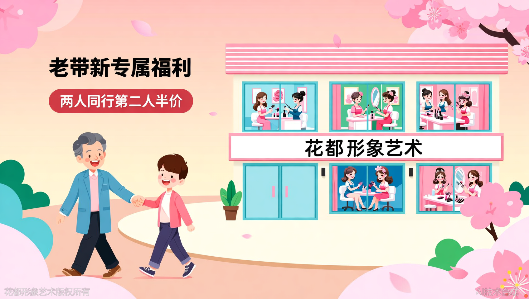 两人同行，第二人半价&mdash;&mdash;石家庄花都学校老带新方案