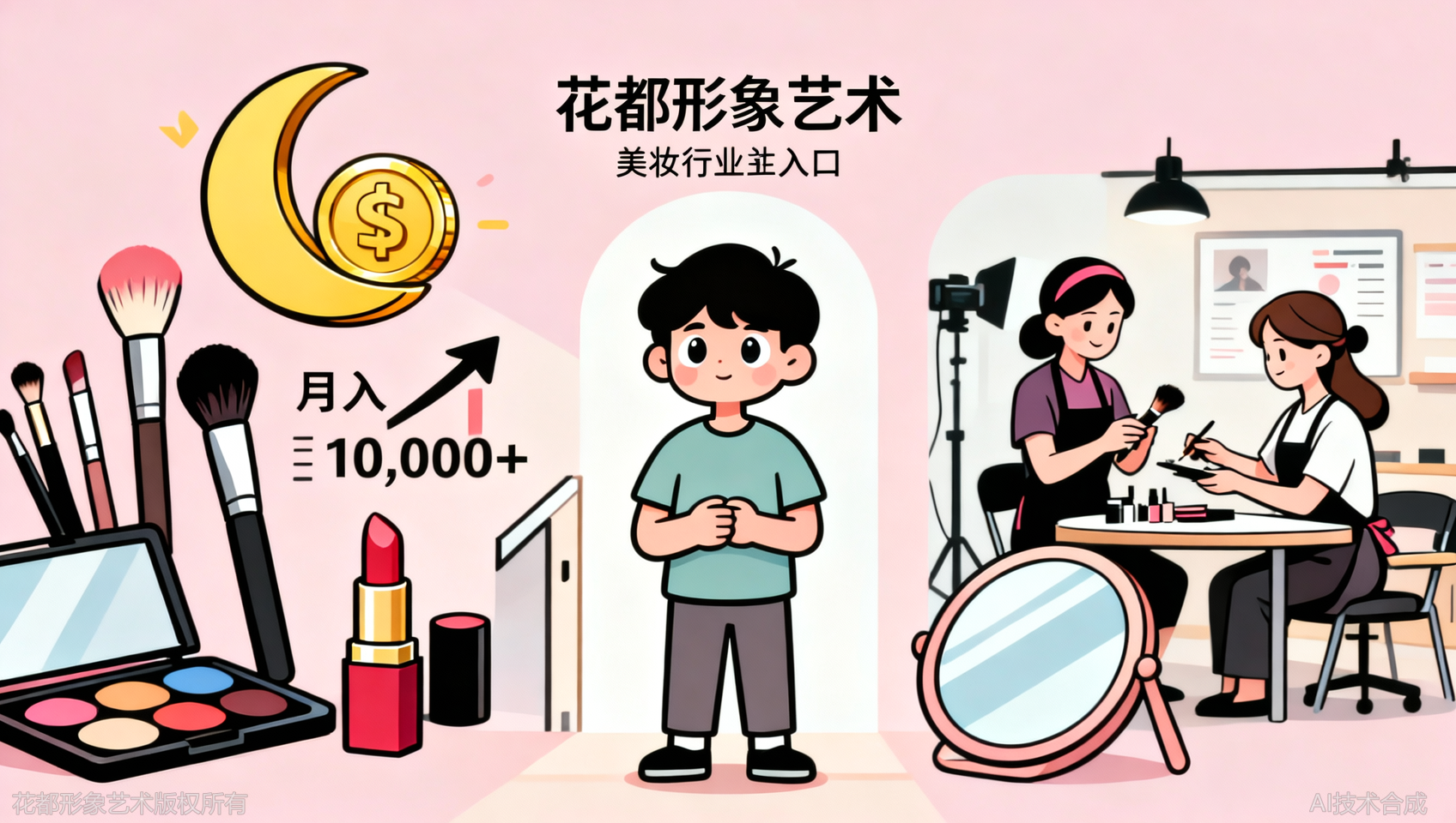 美妆行业月入过万是真的吗？石家庄花都学校带你认清真实需求