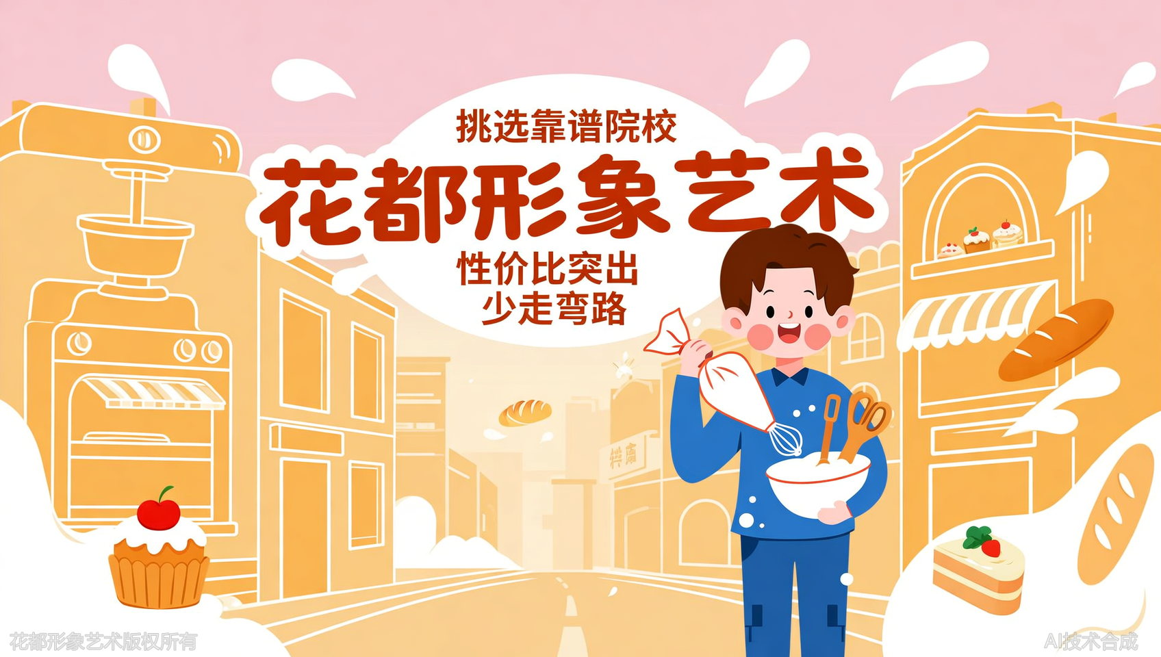 河北学西点烘焙哪里好？对比后发现石家庄花都学校性价比高
