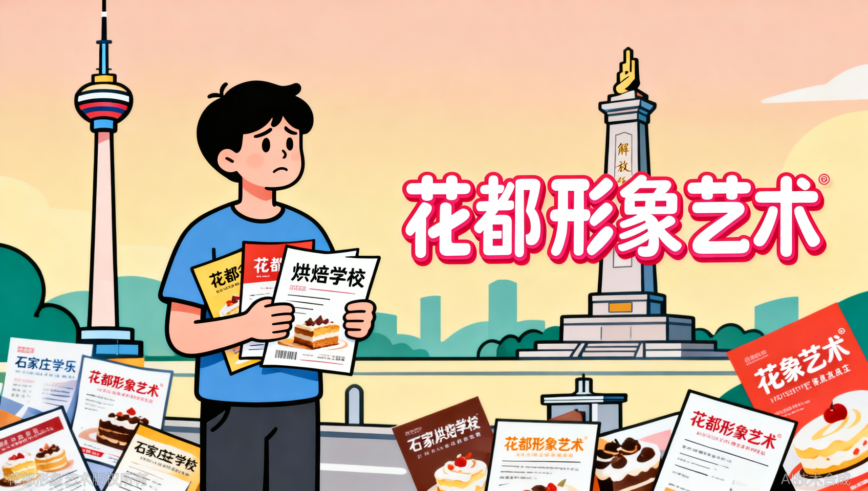 在石家庄学西点，花都形象艺术学校 vs 其他烘焙学校，差距在哪？