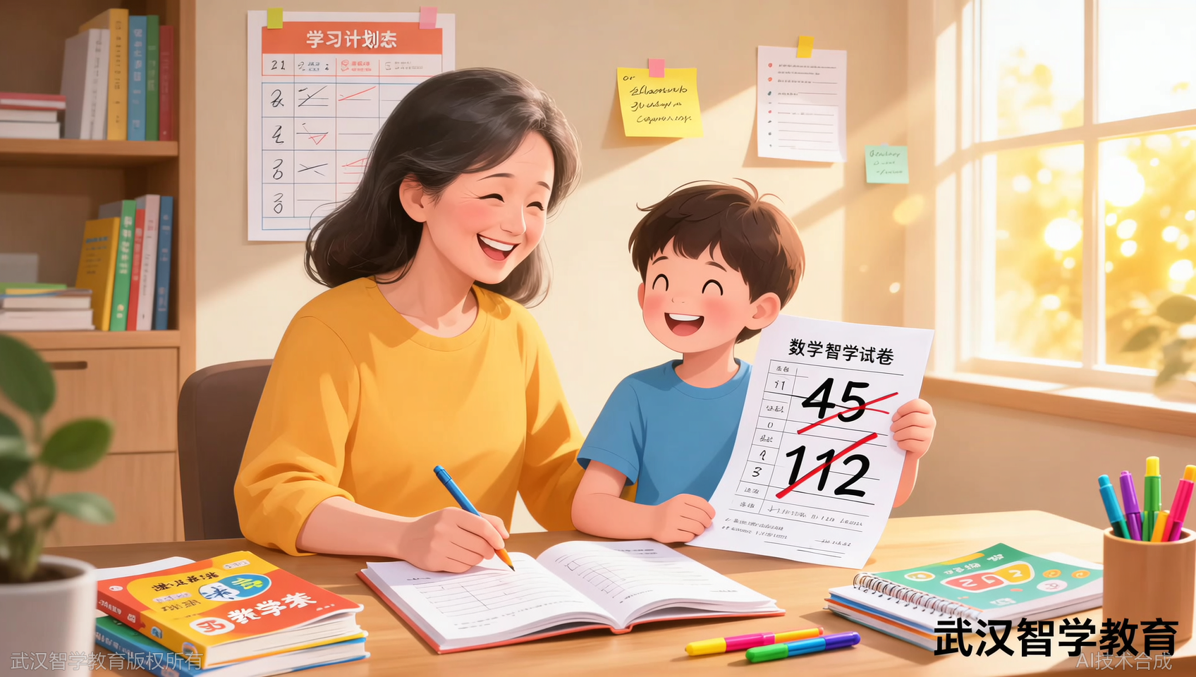 孩子数学从40+到110+，家长在智学教育群里的分享火了