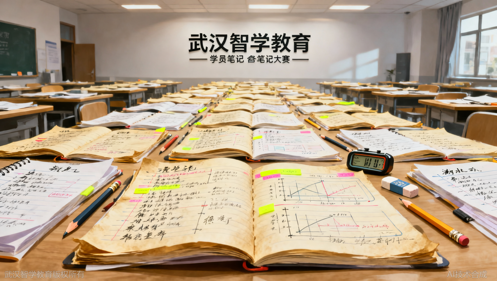 武汉智学教育学员笔记大赛：直击衡水式认真态度