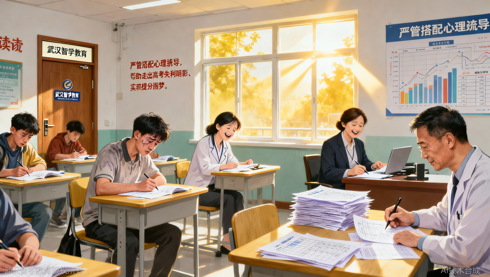 复读失败的阴影，是如何被武汉智学教育严格管理驱散的