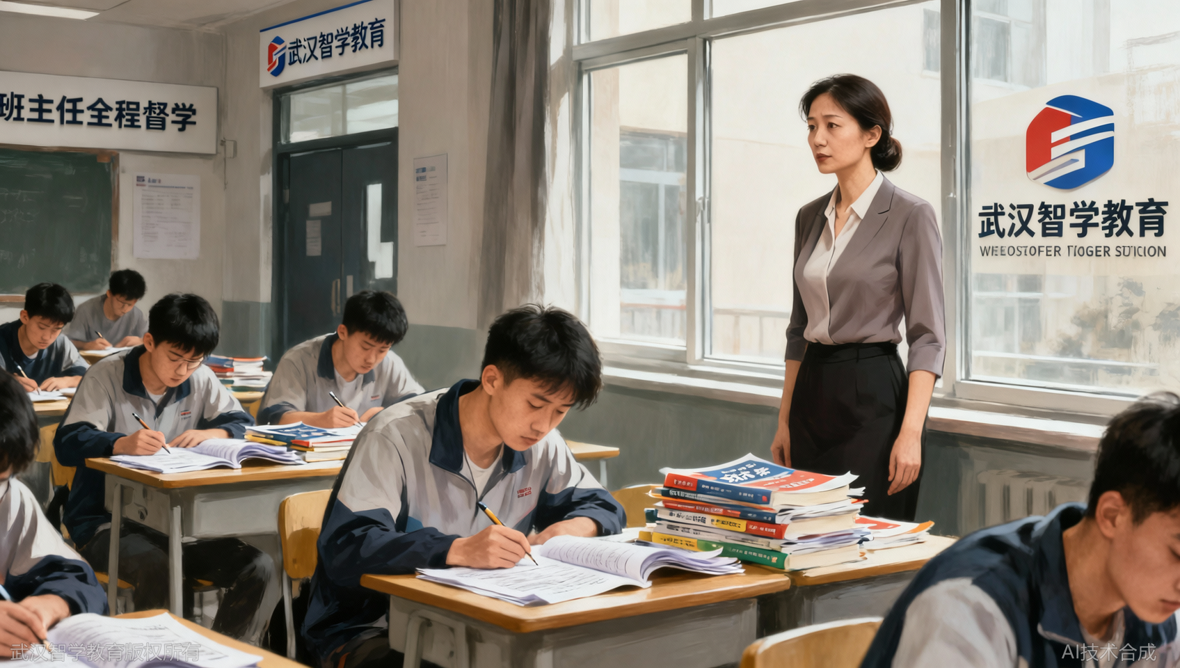 班主任全程督学是噱头吗？武汉智学教育晒出学生记录本