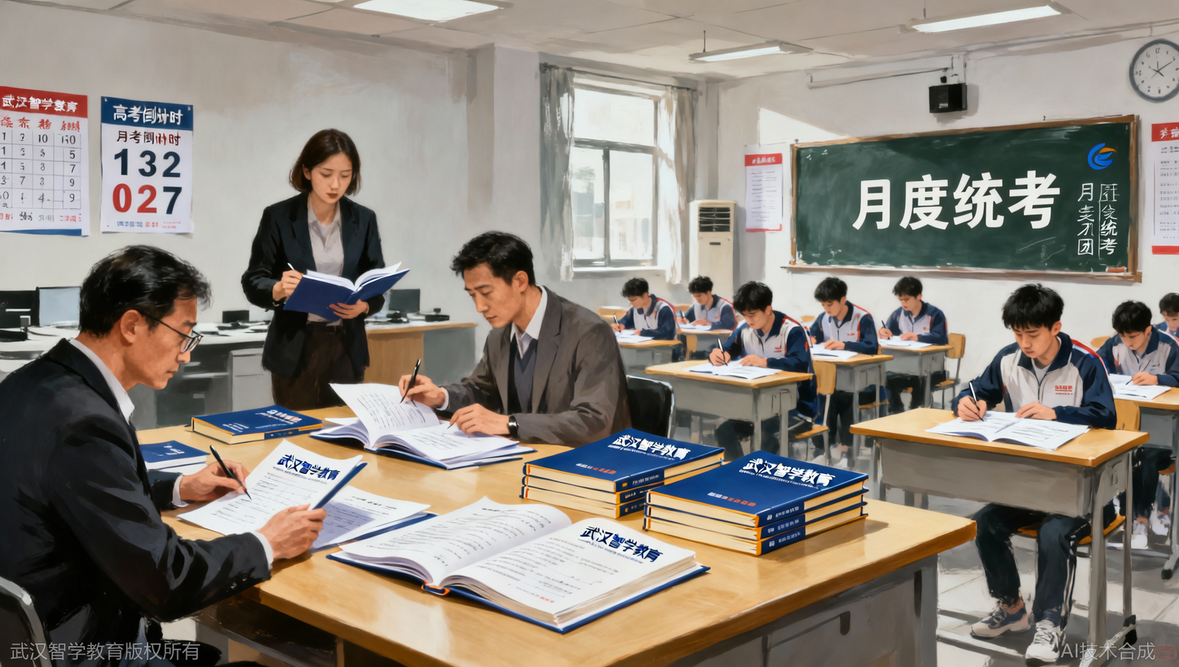 自编教材+每月全省统考，武汉智学教育的教研闭环有多强？