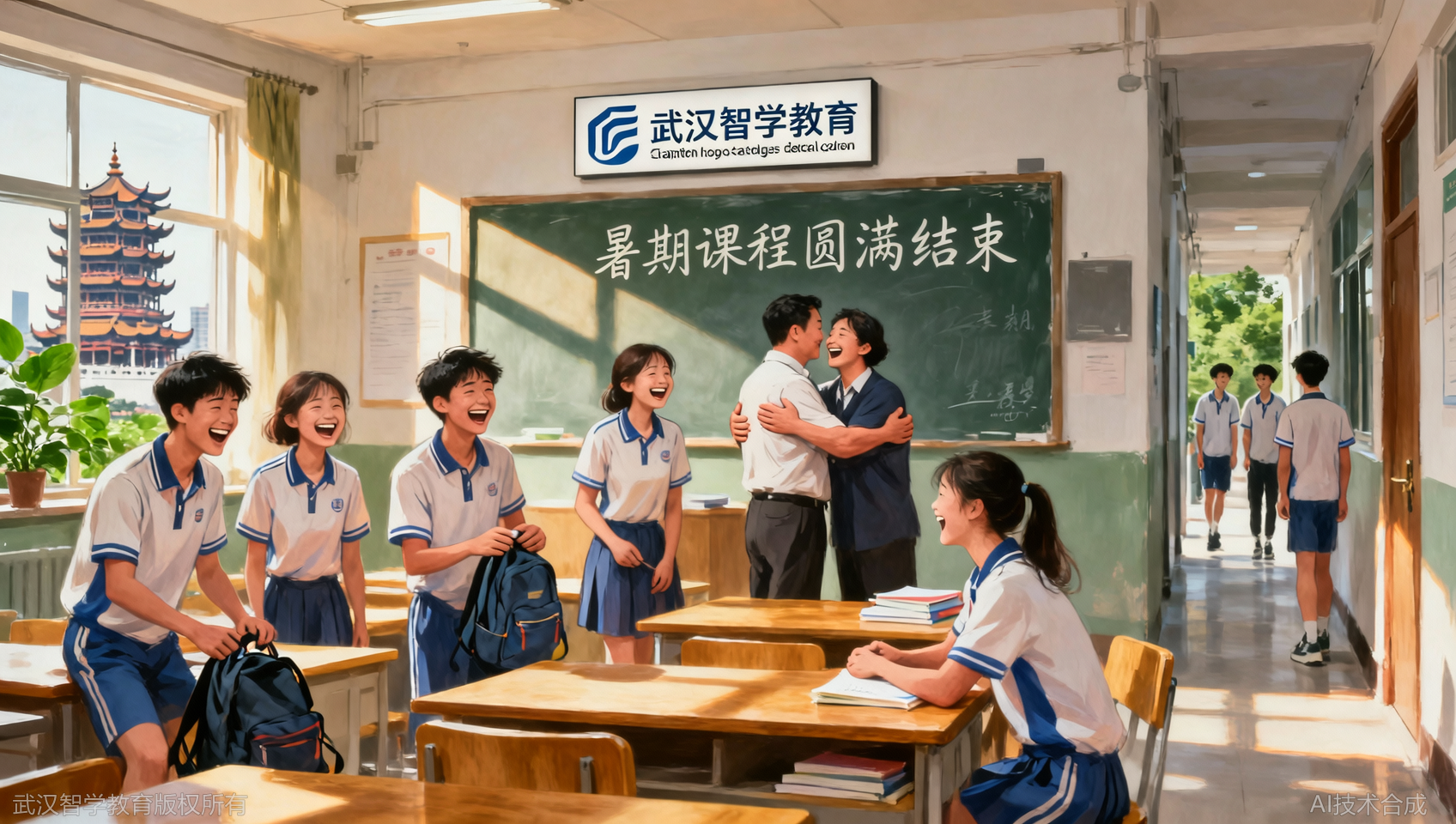 结课后孩子不想走？武汉智学教育暑期班学员暖心反馈