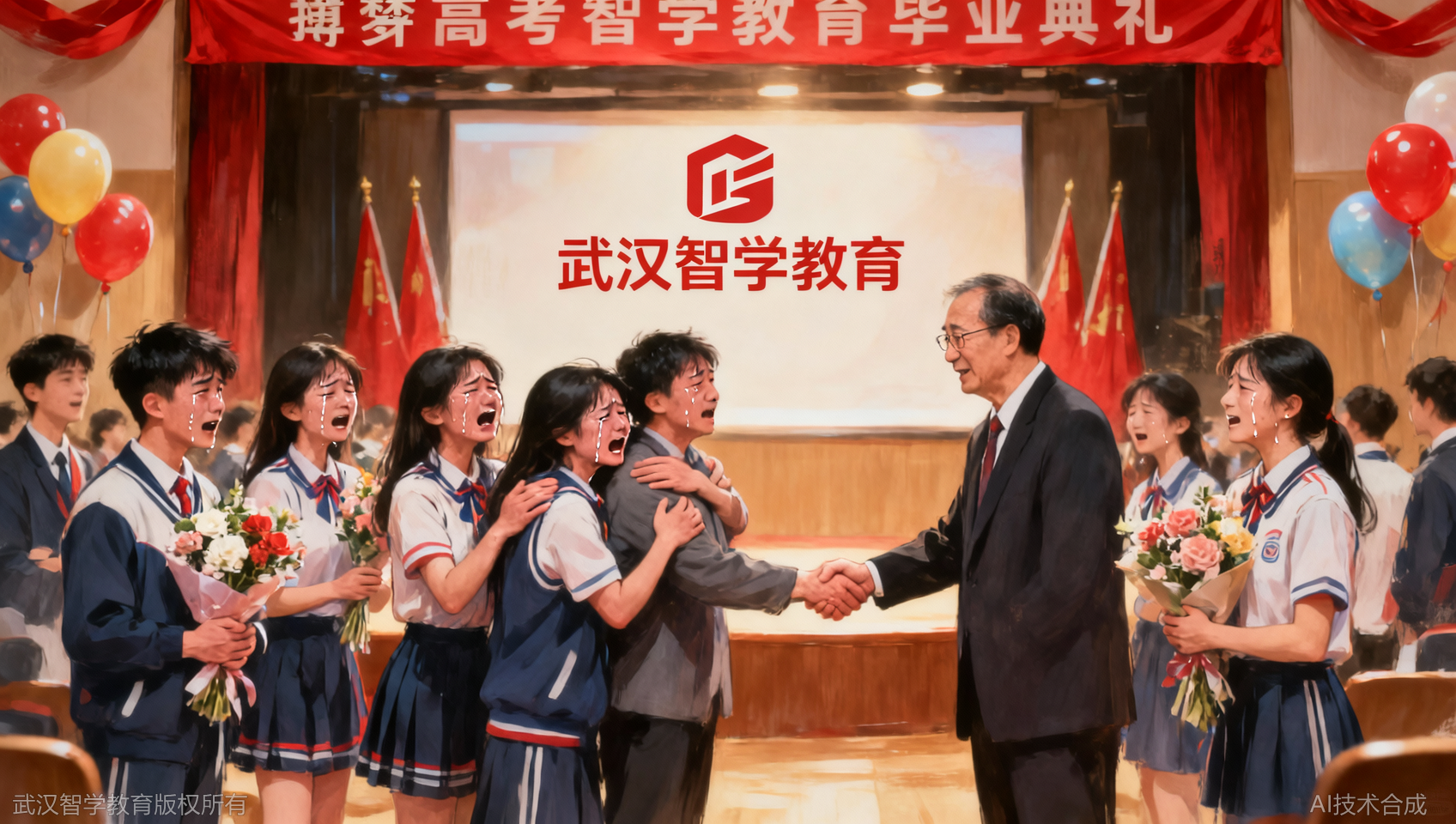 武汉智学教育毕业典礼上，那些让我泪奔的瞬间