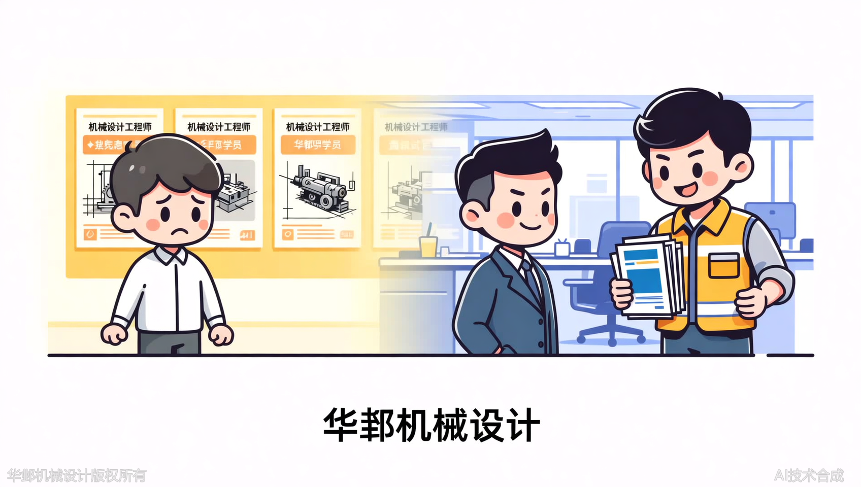 华邺机械设计带出的项目作品，面试时被技术总监认可