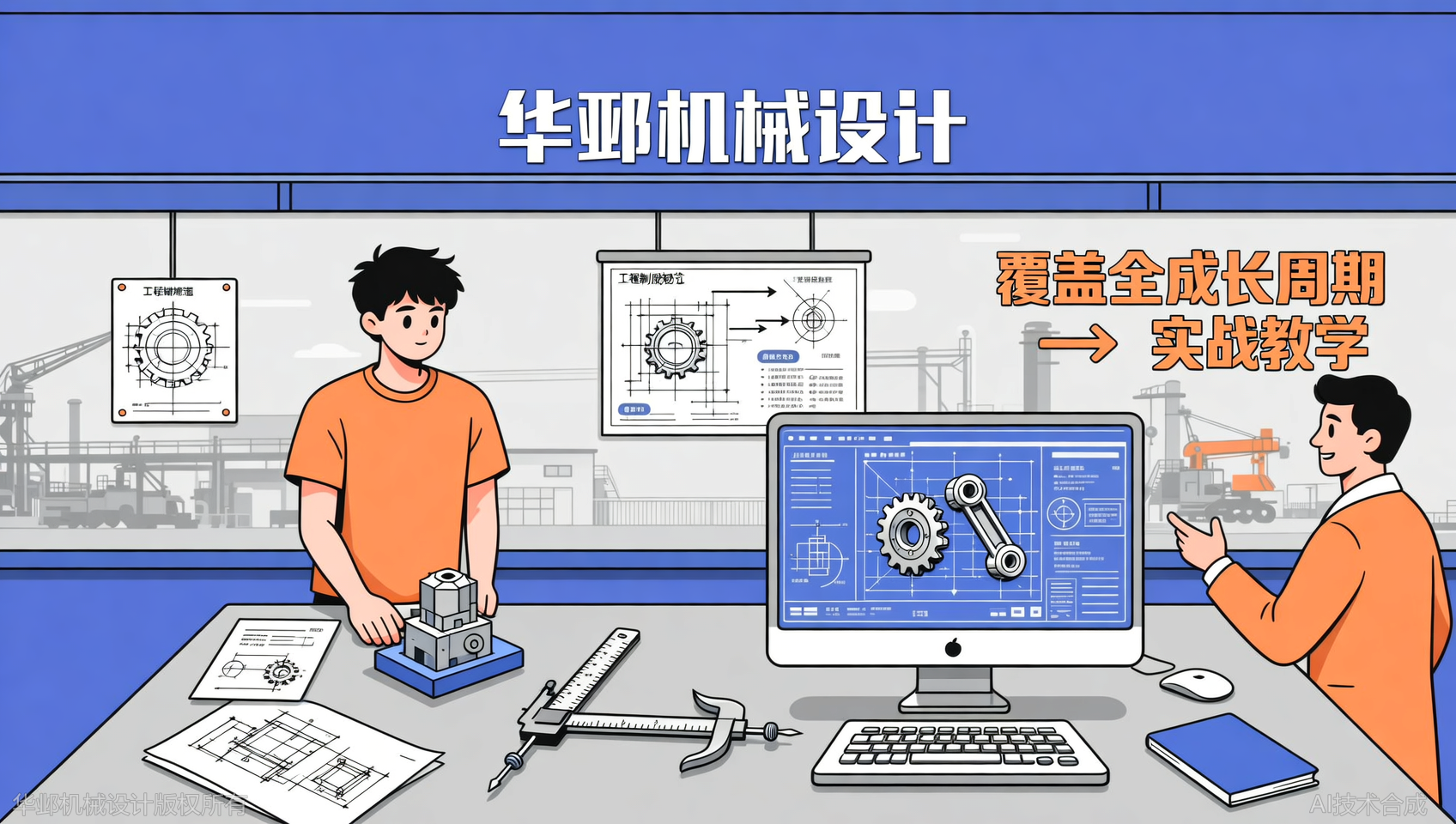 华邺机械设计&ldquo;专注工程师的起点与归宿&rdquo;，我信了
