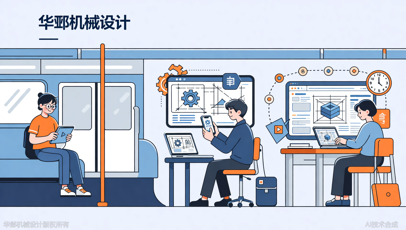 华邺机械设计线上课支持离线缓存，随时随地学