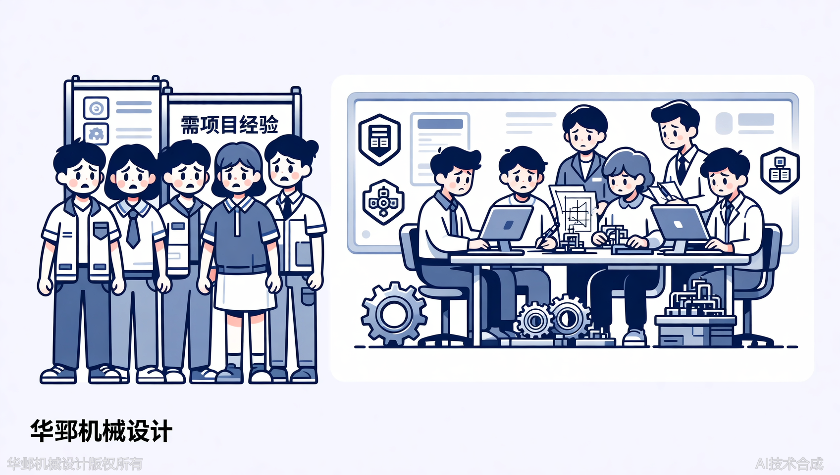 应届生缺项目经历？华邺机械设计结业即附项目履历