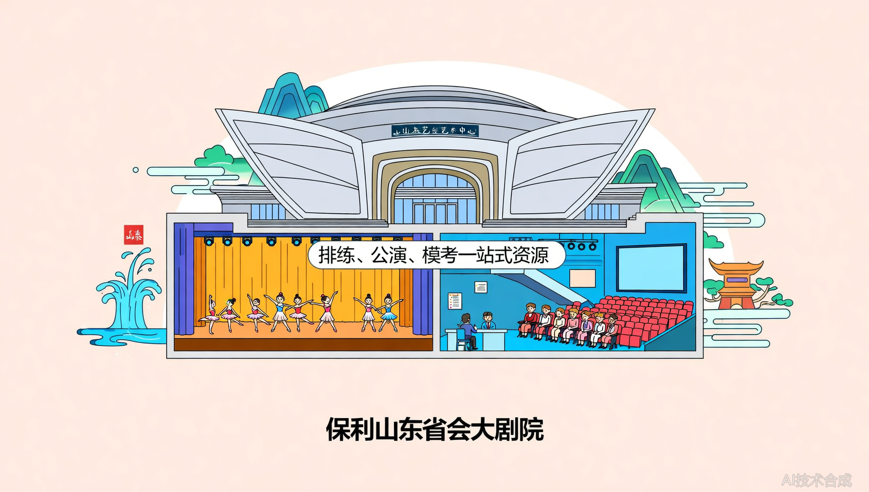 剧院排练+舞台公演+模拟统考，保利山东省会大剧院艺术中心资源太让人羡慕