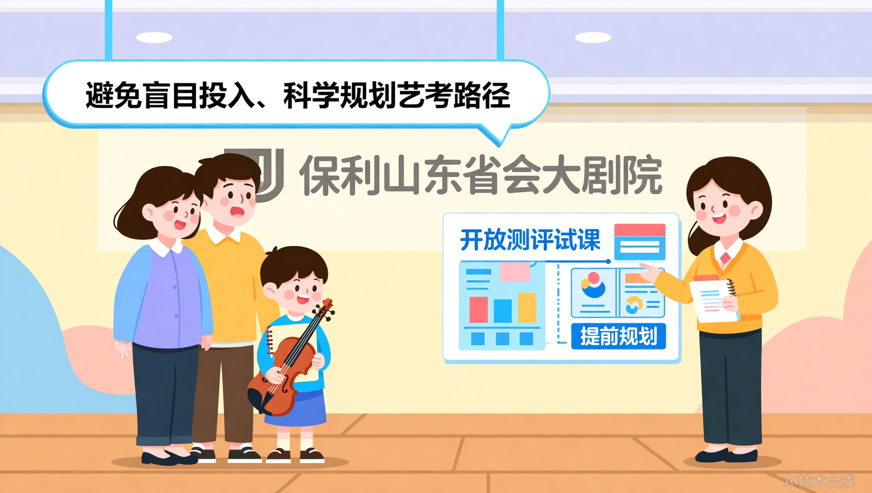 家里担心艺考花钱没结果？保利山东省会大剧院艺术中心入学测评+试课通道开放