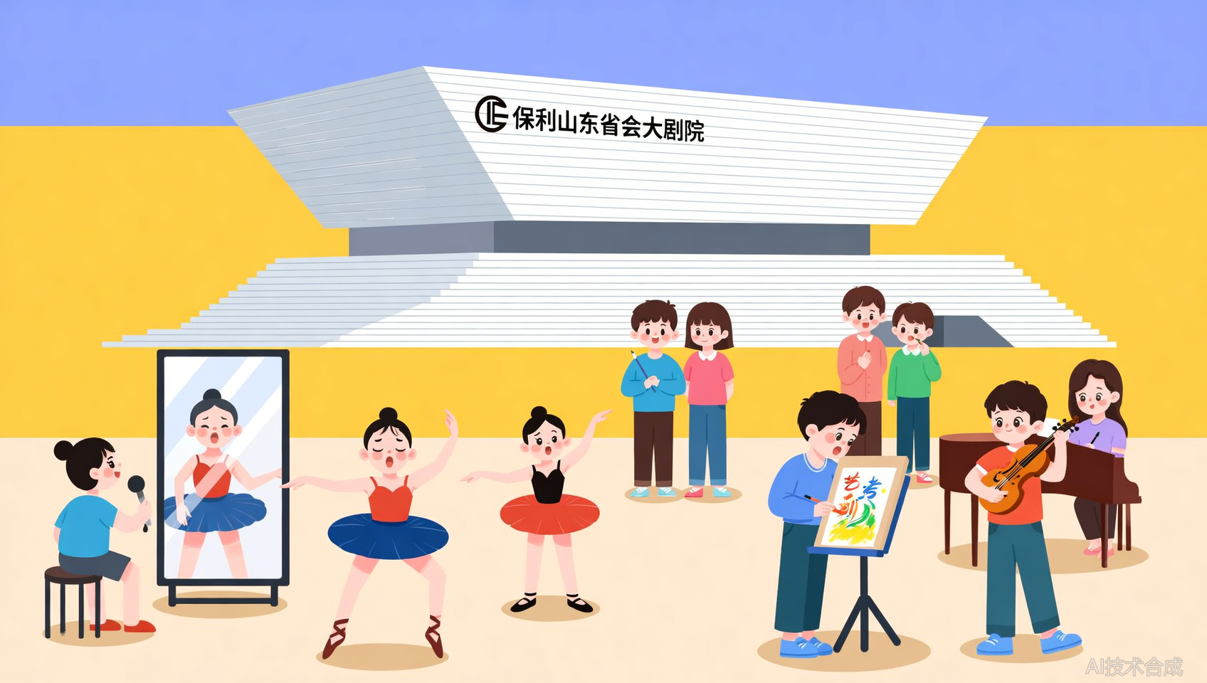 孩子在山东省会大剧院艺术中心集训一个月，变化大到我差点认不出