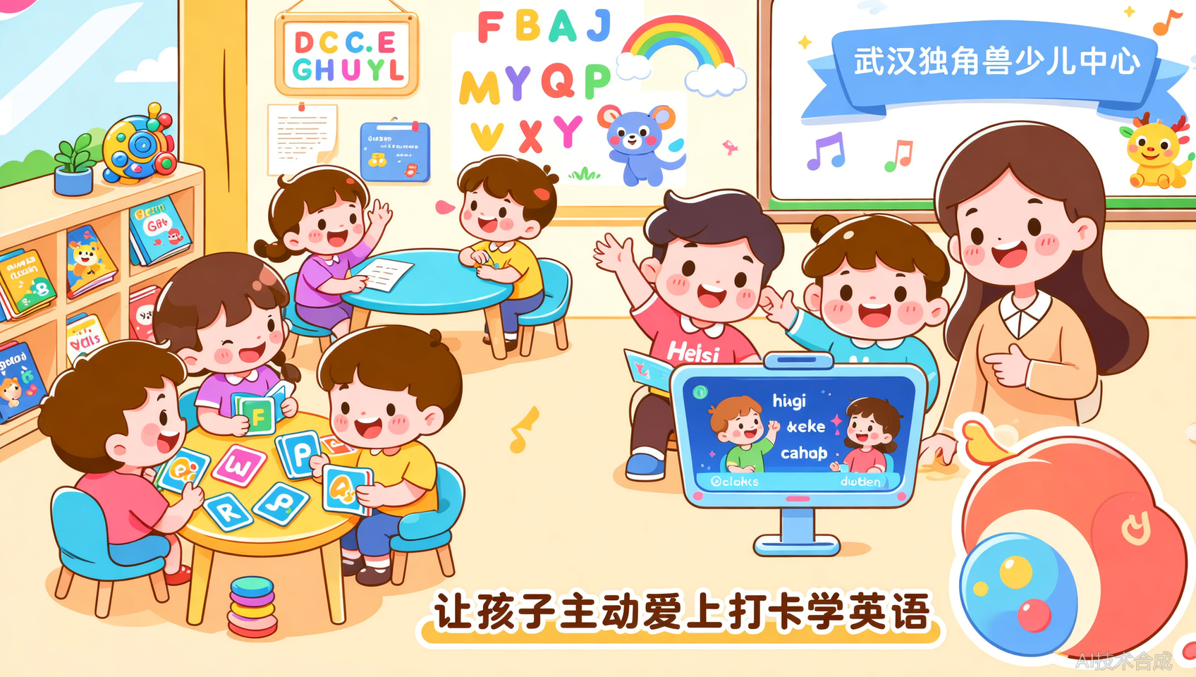 从抵触英语到主动打卡，感谢武汉独角兽少儿中心