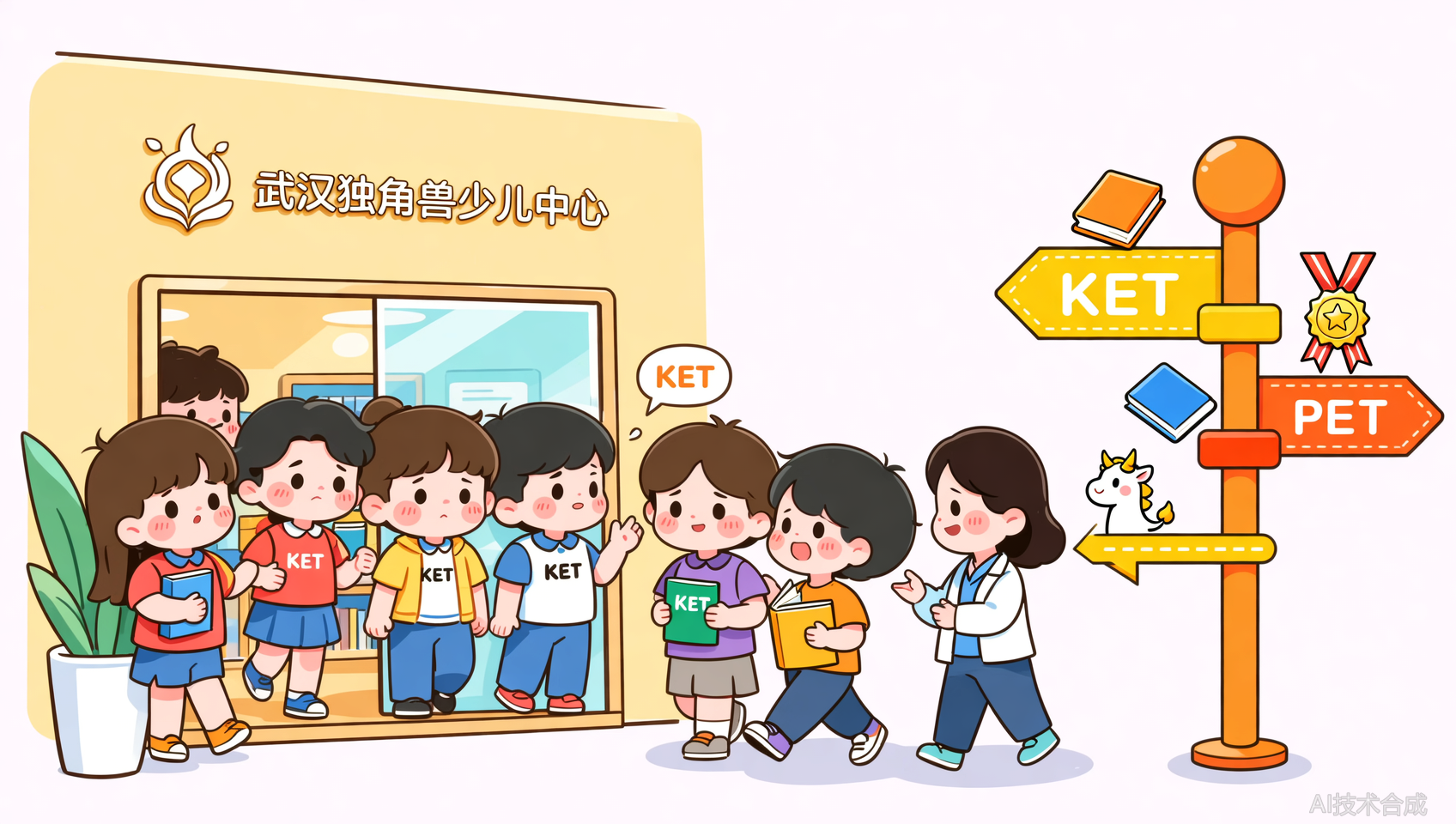 武汉独角兽少儿中心学员毕业去哪了？KET通过后我们继续学PET