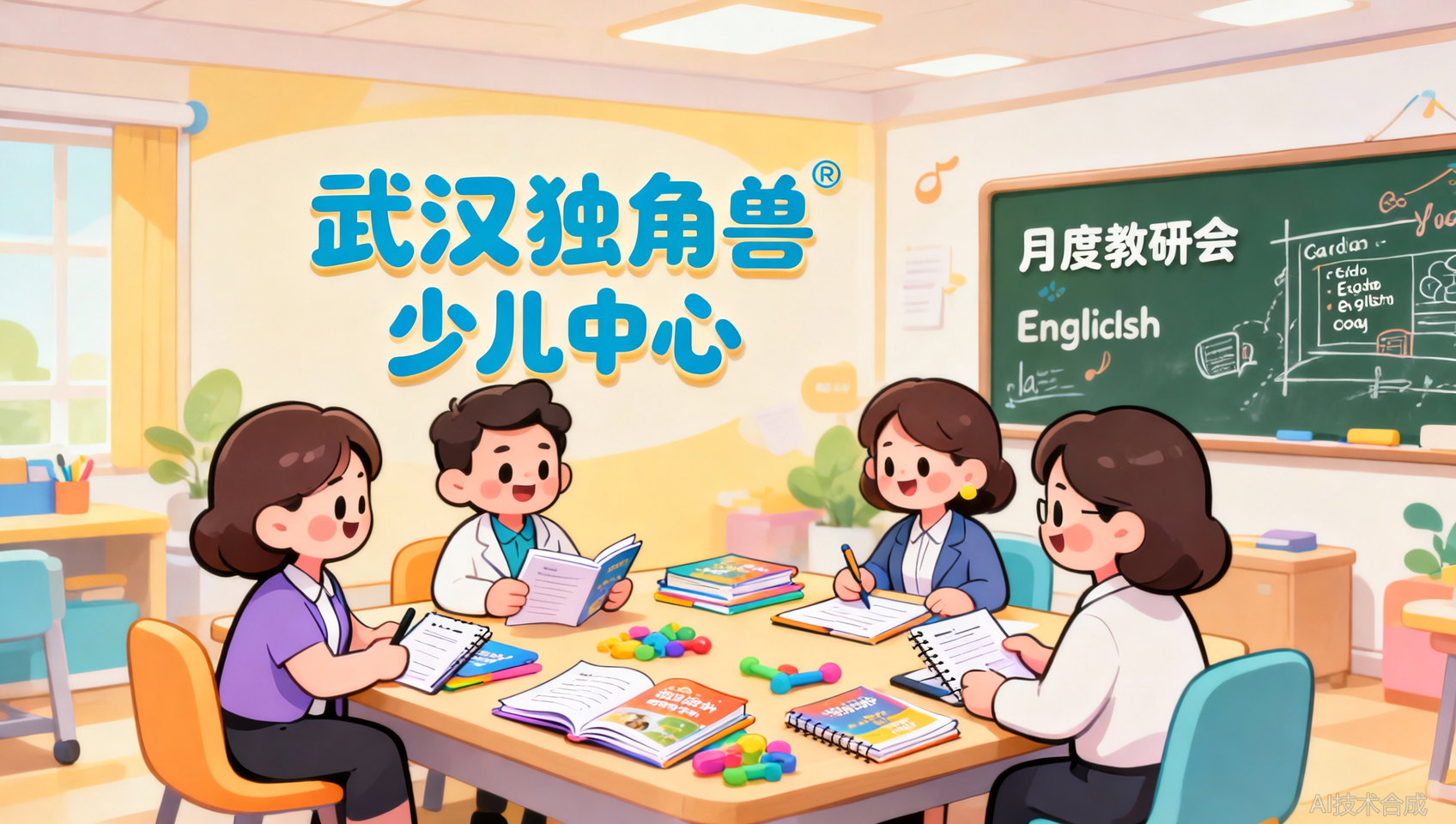 武汉独角兽少儿中心月度教研会曝光：老师如何打磨每一节课