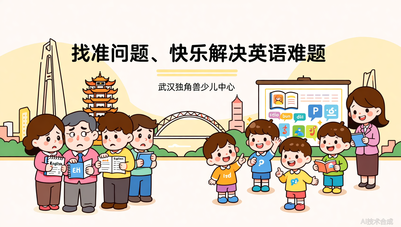 孩子英语跟不上？武汉独角兽少儿中心帮你找到原因