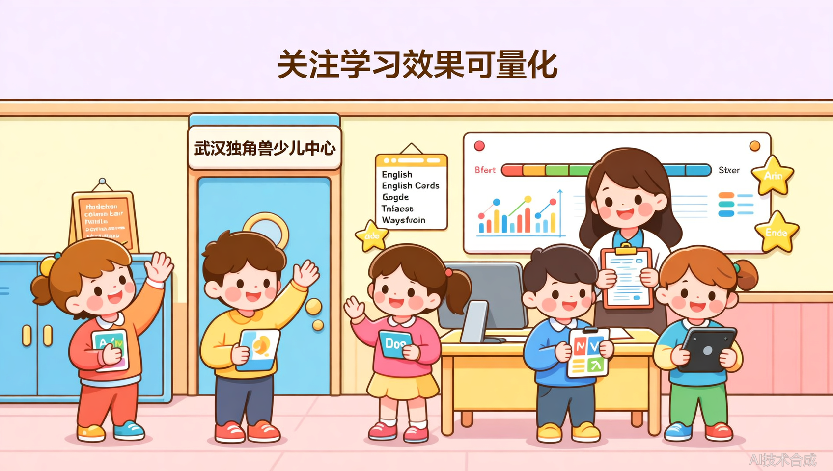 武汉独角兽少儿中心学习效果如何量化？定期评估+能力证书