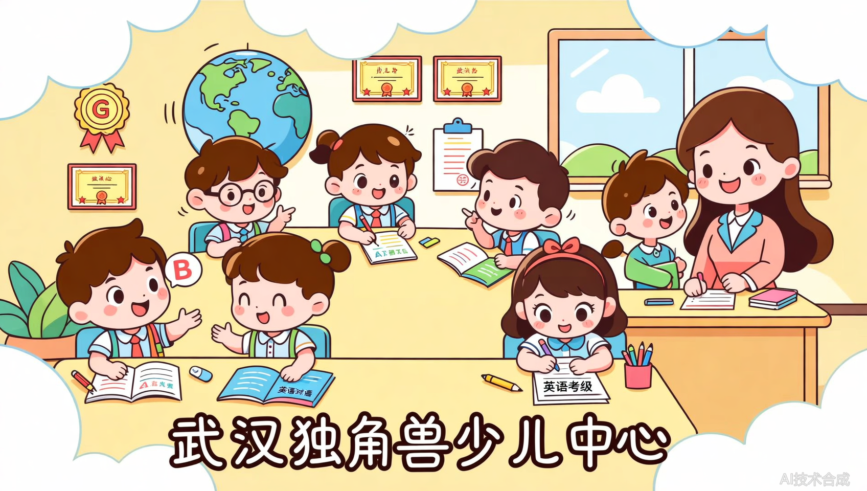 武汉独角兽少儿中心如何兼顾应试与应用？剑桥体系+朗文双保障