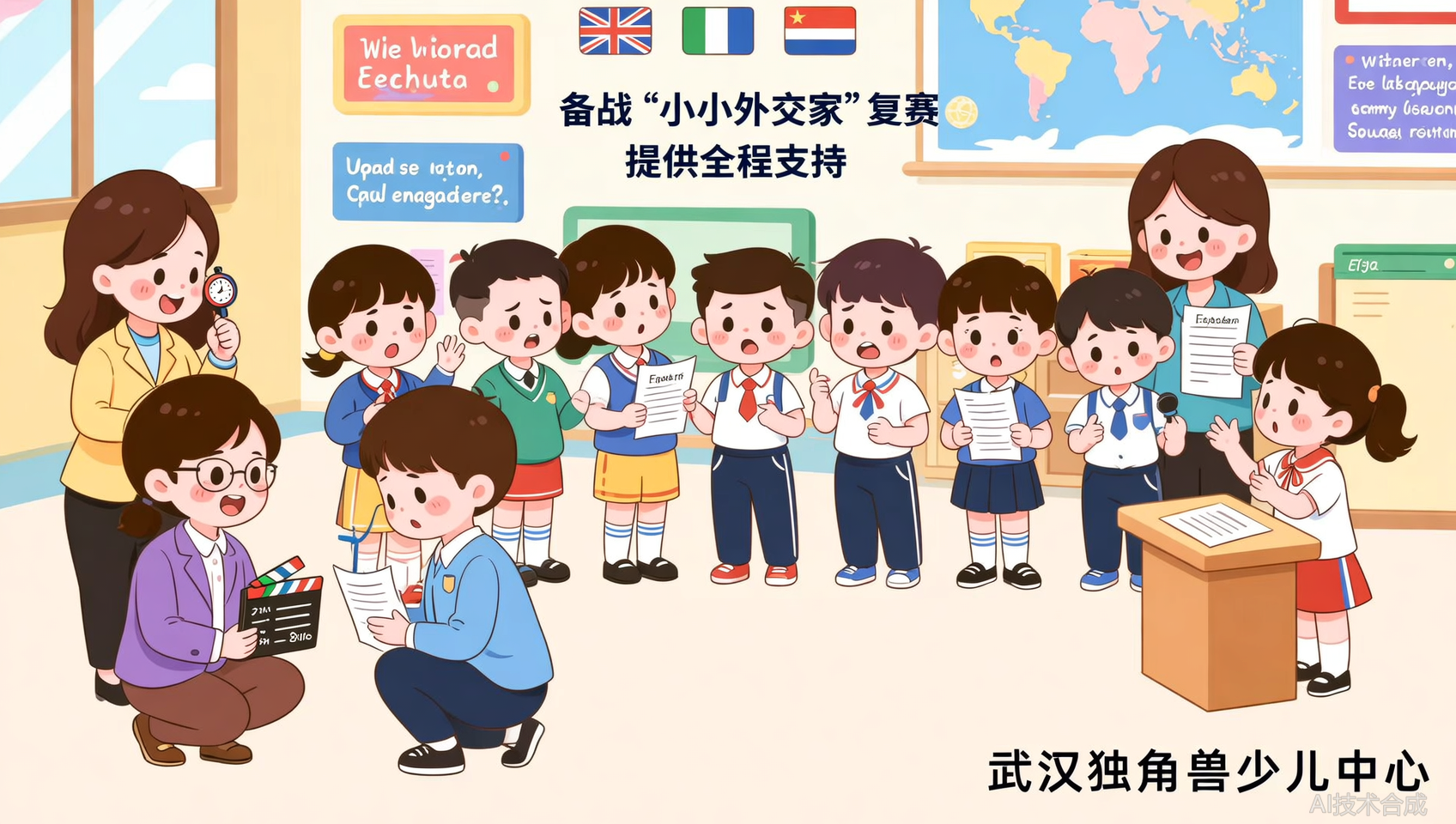 武汉独角兽少儿中心如何帮助孩子通过&ldquo;小小外交家&rdquo;复赛