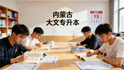 距离2027年内蒙古专升本考试还有xx天，大文冲刺计划启动