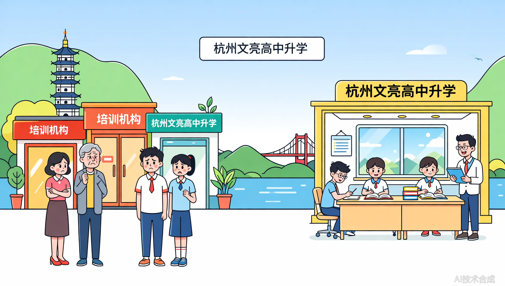 对比杭州5家高考全日制机构，杭州文亮高复凭这两点胜出