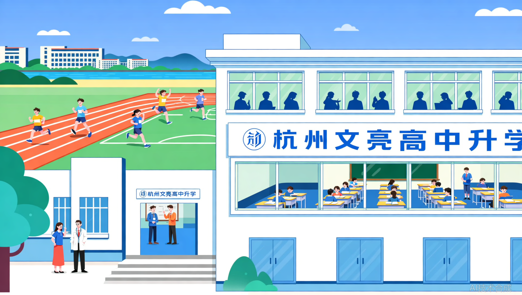 杭州下沙封闭集训营对比：杭州文亮高复环境、管理、成果实录