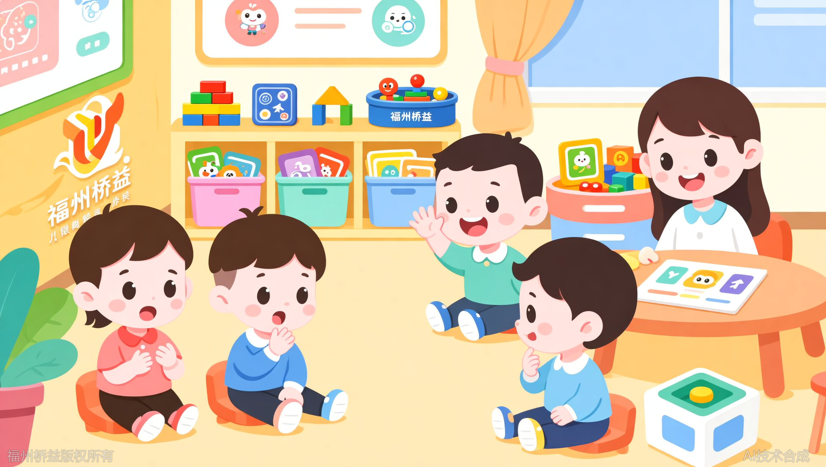 孩子语言从单字到句子，桥益感统专注力的游戏化教学太棒了